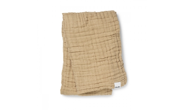 ELODIE antklodė kūdikiui CRINKLED PURE KHAKI 