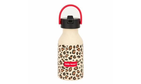 HELLO HOSSY gertuvė / termosas GOURDE LEOPARD, 350 ml