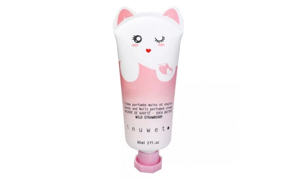 INUWET rankų kremas STRAWBERRY, 60 ml