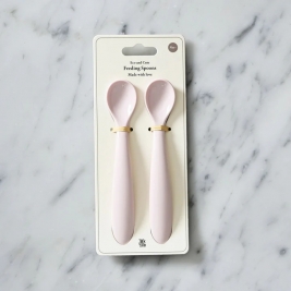 JACK O JUNO maitinimo šaukšteliai LIGHT PINK, 2 vnt.
