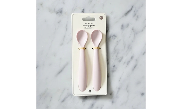 JACK O JUNO maitinimo šaukšteliai LIGHT PINK, 2 vnt.