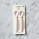 JACK O JUNO maitinimo šaukšteliai LIGHT PINK, 2 vnt.