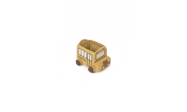 LORENA CANALS žaislų krepšys MINI SCHOOL BUS