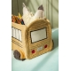LORENA CANALS žaislų krepšys MINI SCHOOL BUS