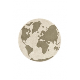 LORENA CANALS kilimas WORLD MAP RUGCYCLED