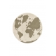 LORENA CANALS kilimas WORLD MAP RUGCYCLED