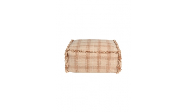 LORENA CANALS pufas TARTAN ROSE