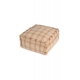 LORENA CANALS pufas TARTAN ROSE