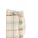 LORENA CANALS pufas TARTAN BLUE SAGE