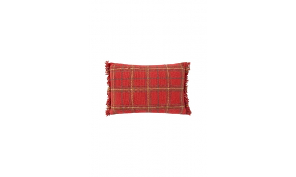 LORENA CANALS pagalvė TARTAN MAPPLE RED