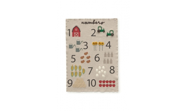 LORENA CANALS sieninis žaidimas FARM NUMBERS