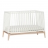 LEANDER kūdikio lovytė LUNA WHITE/OAK 120x60 cm +449.00€