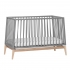 LEANDER kūdikio lovytė LUNA GREY/OAK 120x60 cm +449.00€