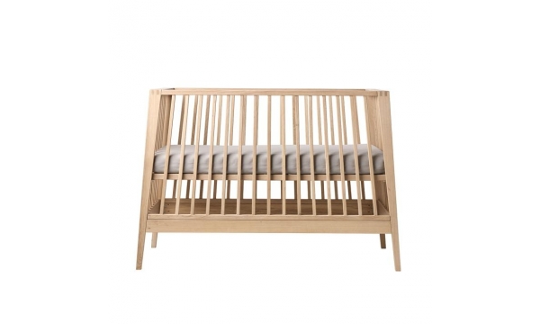 LEANDER kūdikio lovytė LINEA OAK, 120x60 cm