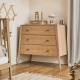 LEANDER vaikiška komoda LINEA OAK