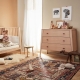 LEANDER vaikiška komoda LINEA BEECH