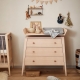 LEANDER vystymo stalas komodai LINEA BEECH