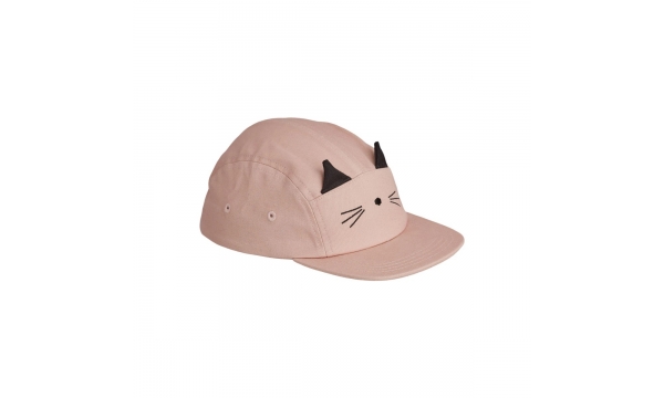 LIEWOOD vaikiška kepurė su snapeliu RORY CAP CAT ROSE