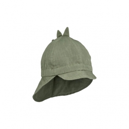 LIEWOOD skrybelytė nuo saulės su kaklo apsauga GORM DINO FAUNE GREEN