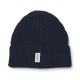 LIEWOOD merino vilnos megzta vaikiška kepurė MILLER BEANIE CLASSIC NAVY