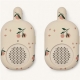 LIEWOOD racijų rinkinys NAEL WALKIE TALKIE PEACH/SEA SHELL