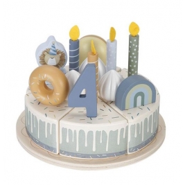 LITTLE DUTCH gimtadienio tortas BIRTHDAY CAKE BLUE