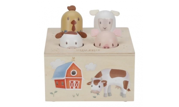 LITTLE DUTCH lavinamasis žaislas POP-UP LITTLE FARM