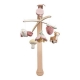 LITTLE DUTCH muzikinė karuselė FAIRY GARDEN PINK