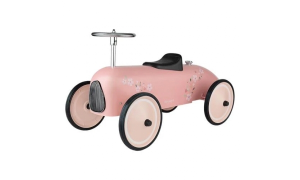 LITTLE DUTCH lenktyninis automobilis RETRO PINK