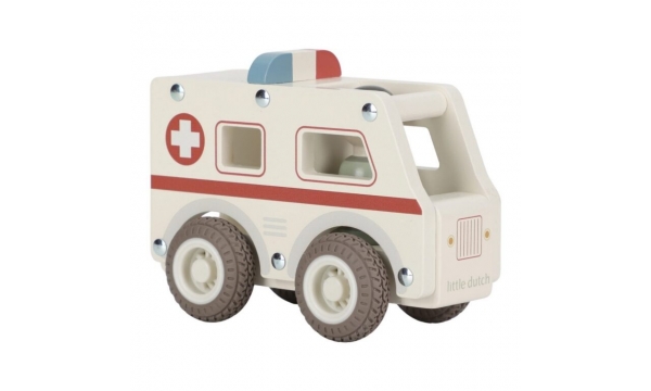 LITTLE DUTCH žaislinis greitosios pagalbos automobilis
