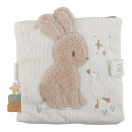 LITTLE DUTCH minkšta pojūčių knygelė NEWBORN NATURALS BEIGE
