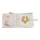 LITTLE DUTCH minkšta pojūčių knygelė NEWBORN NATURALS BEIGE