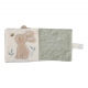 LITTLE DUTCH minkšta pojūčių knygelė NEWBORN NATURALS BEIGE