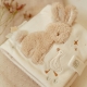 LITTLE DUTCH minkšta pojūčių knygelė NEWBORN NATURALS BEIGE