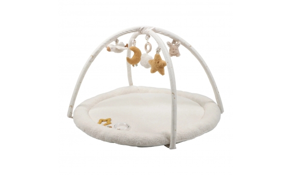 LITTLE DUTCH lavinamasis kilimėlis NEWBORN NATURALS WHITE