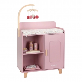 LITTLE DUTCH lėlės vystymo stalas ESSENTIALS PINK