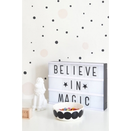 MAJVILLAN tapetai CONFETTI Soft Black