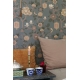 MAJVILLAN tapetai TOKYO TEA PINE GREEN-BLUE