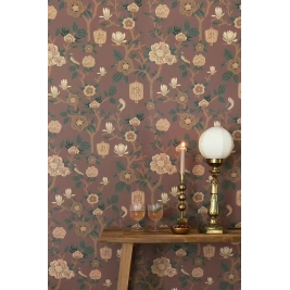 MAJVILLAN tapetai TOKYO TEA RIOJA RED