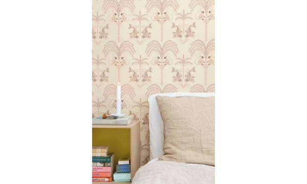 MAJVILLAN tapetai SUNSET GOLD SHELL BEIGE PINK