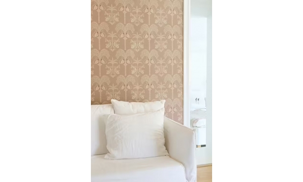 MAJVILLAN tapetai SUNSET GOLD CARAMEL BROWN