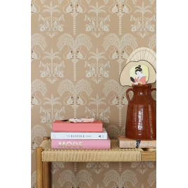 MAJVILLAN tapetai SUNSET GOLD BROWN TOBACCO