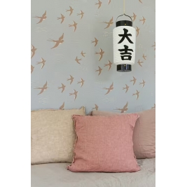 MAJVILLAN tapetai FOLLOW THE WIND SEA MIST BLUE