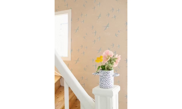 MAJVILLAN tapetai FOLLOW THE WIND BLUSH BEIGE