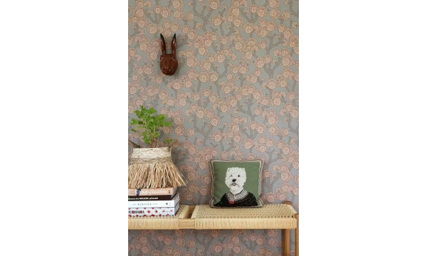 MAJVILLAN tapetai BEACHY BREEZE BAY TREE GREEN