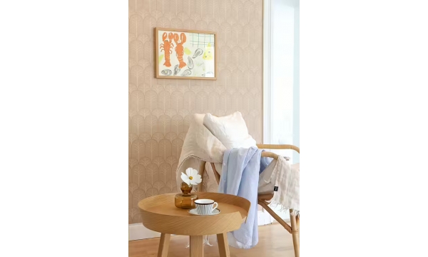 MAJVILLAN tapetai LOLO LATTE MACCHIATO BROWN