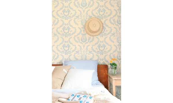 MAJVILLAN tapetai FLAME OF LOVE HEAVENLY BLUE