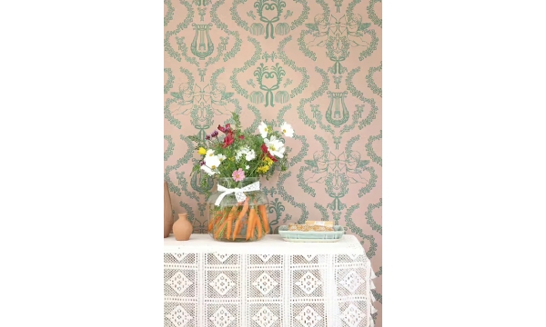 MAJVILLAN tapetai FLAME OF LOVE OLD PINK