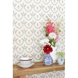 MAJVILLAN tapetai BELLINI SOFT BLUE