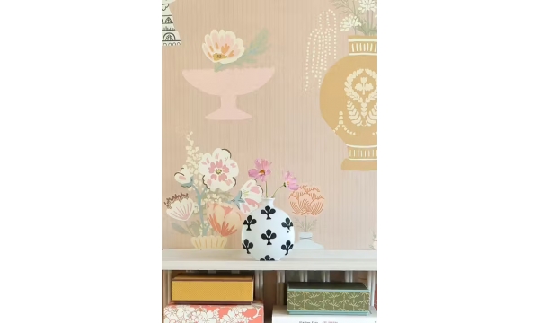 MAJVILLAN tapetai FLORAL DAIQUIRI XL BLUSH TERRA 